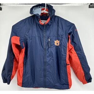 Columbia Sportswear Auburn‎ Tigers Full Zip My long Jacket Blue Orange Medium